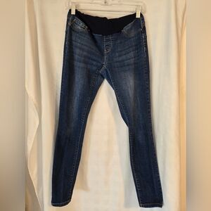 Stylish Dark Blue Women's Materniy Jeggings